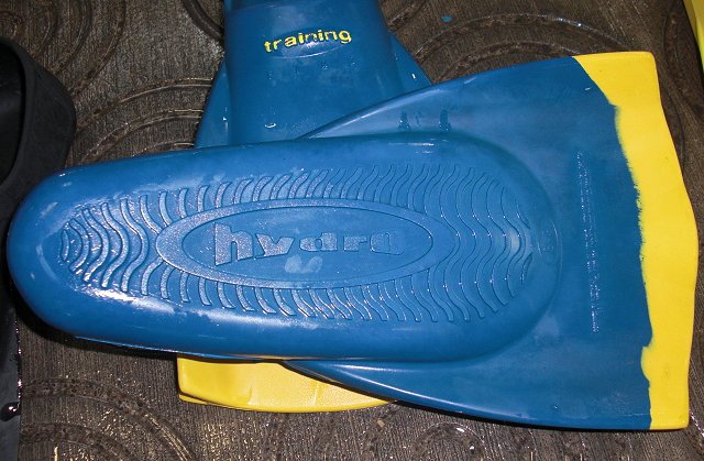 Photo of hydro training fins
