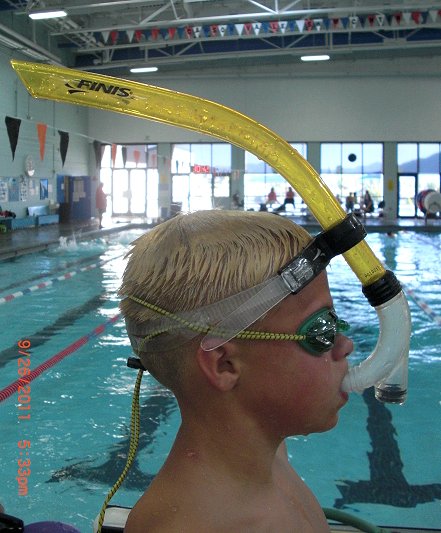 Finis snorkel side view